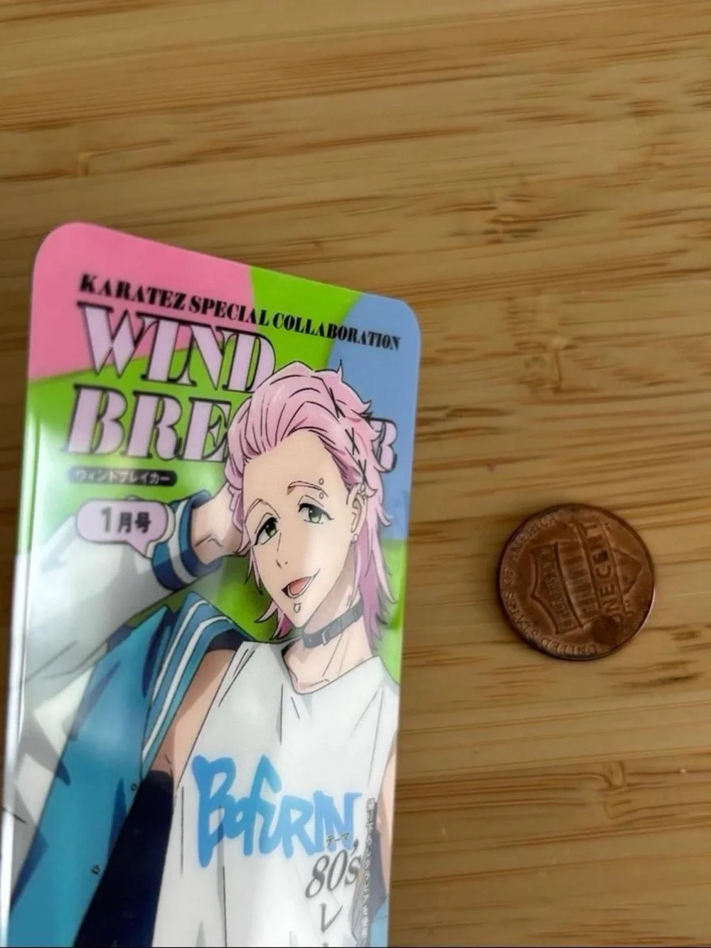 Rare EXCLUSIVE wind breaker thick plastic card